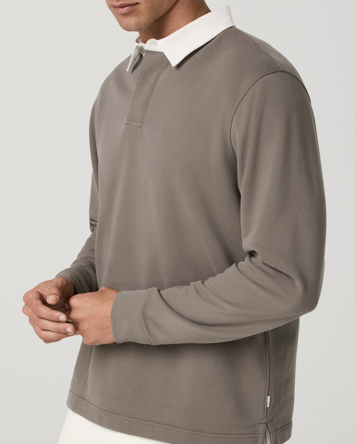 Long Sleeve Cypress Rugby | Smokey Taupe