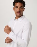 Long Sleeve Manhattan Button Down Shirt | White