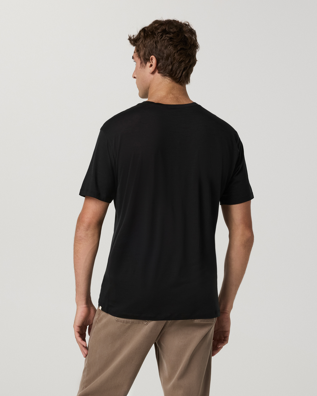 Short Sleeve Merino Wool Tee 2.0 | Black