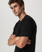 Short Sleeve Merino Wool Tee 2.0 | Black