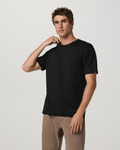 Short Sleeve Merino Wool Tee 2.0 | Black