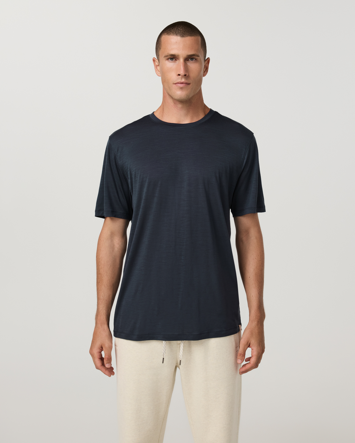 Short Sleeve Merino Wool Tee 2.0 | Navy