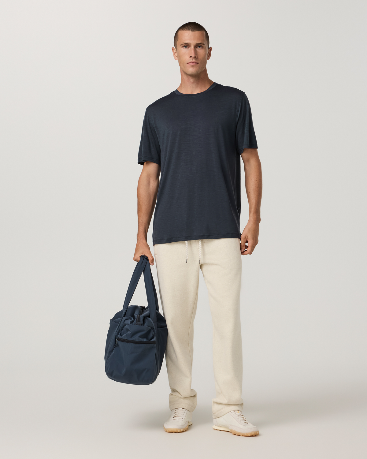 Short Sleeve Merino Wool Tee 2.0 | Navy