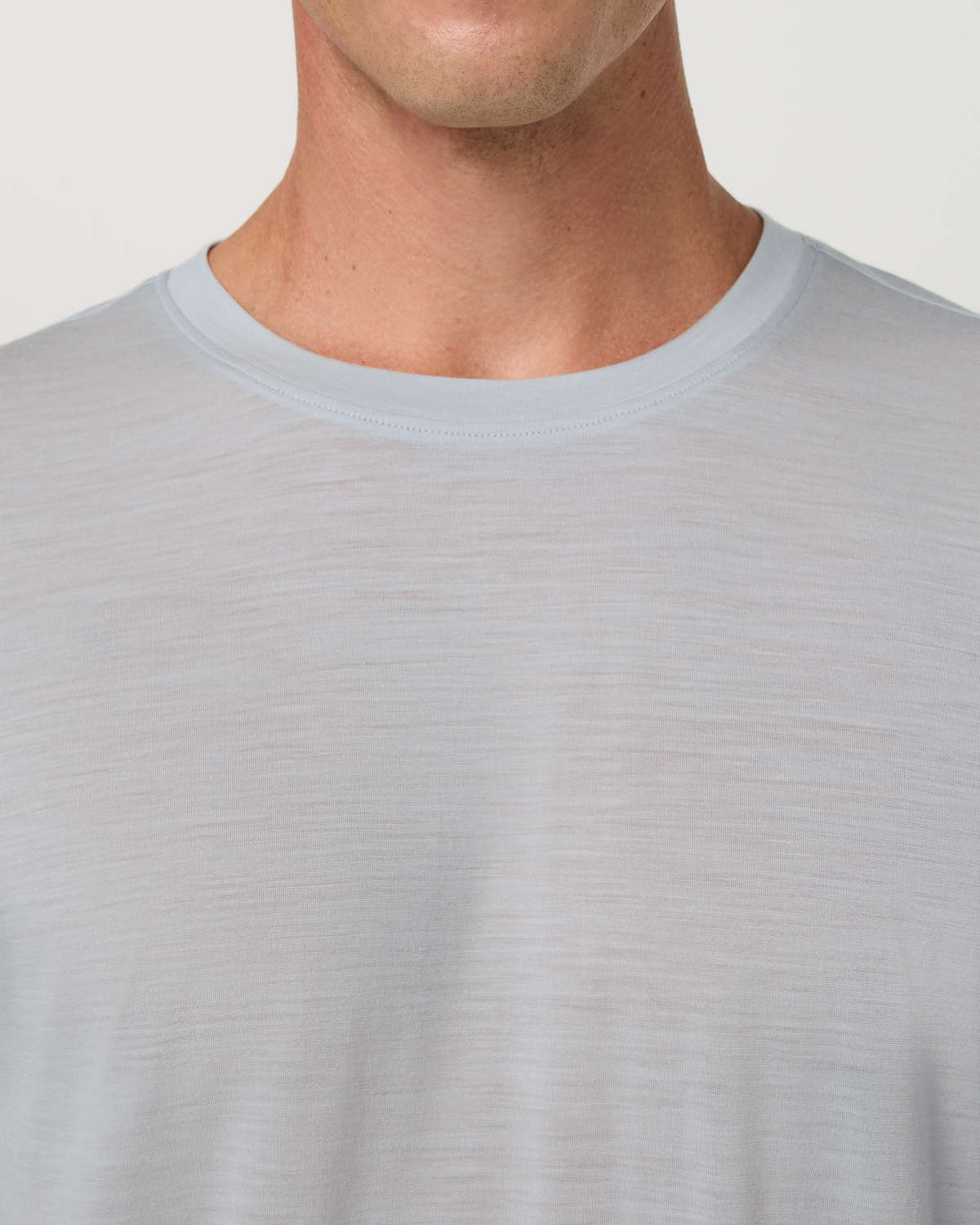 Short Sleeve Merino Wool Tee 2.0 | Silverline