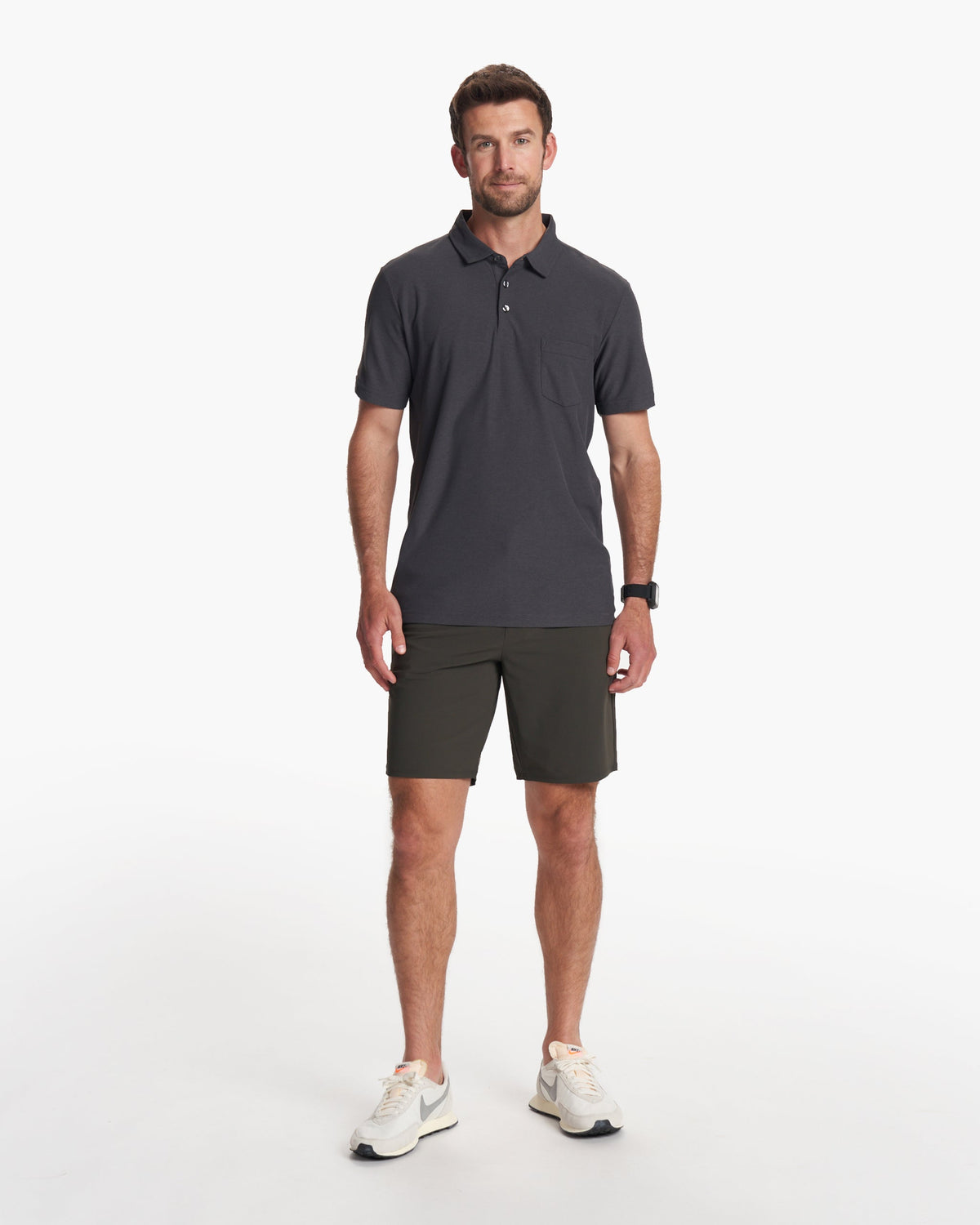 Ace Polo | Charcoal