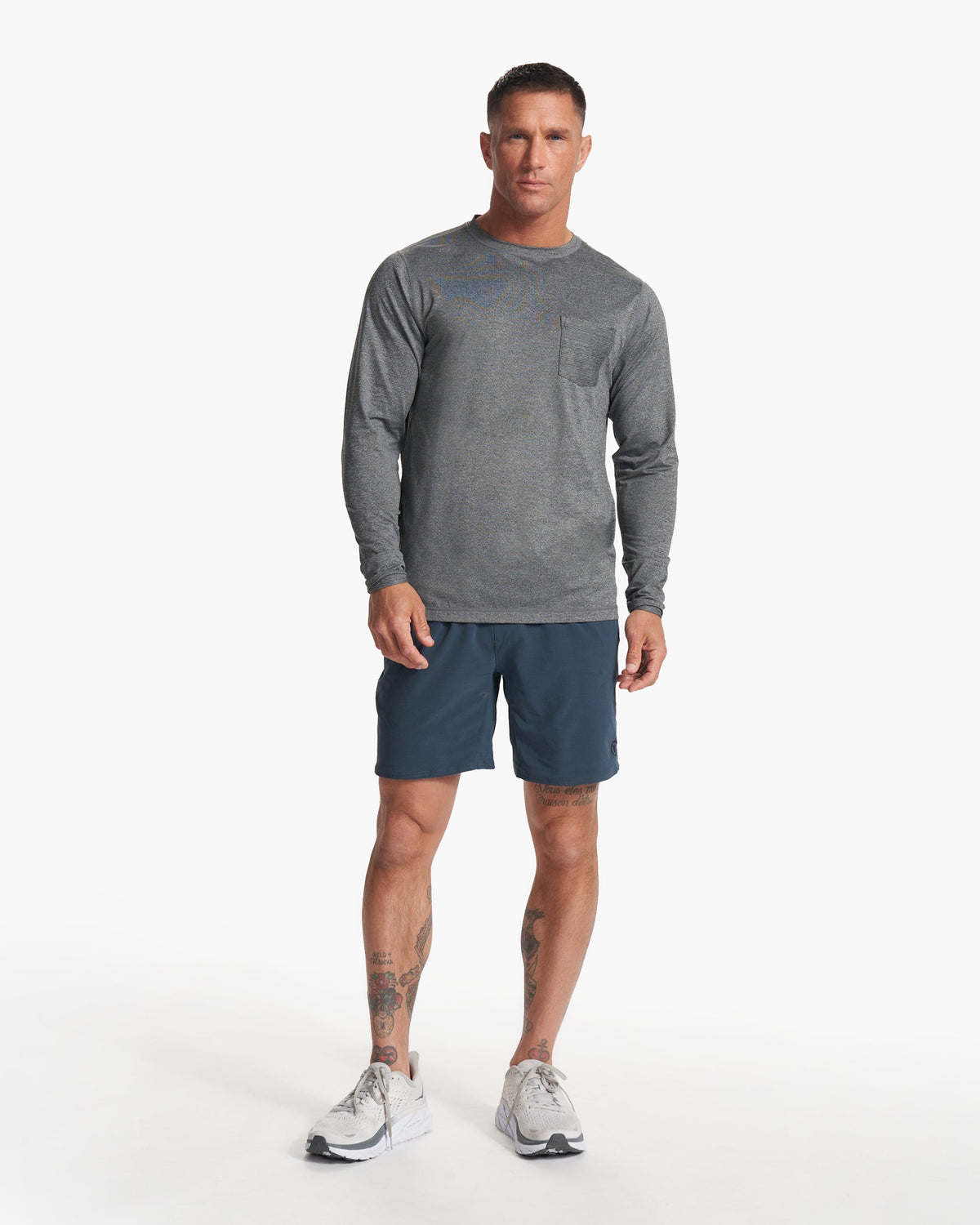 Long-Sleeve Tradewind Performance Tee | Heather Grey