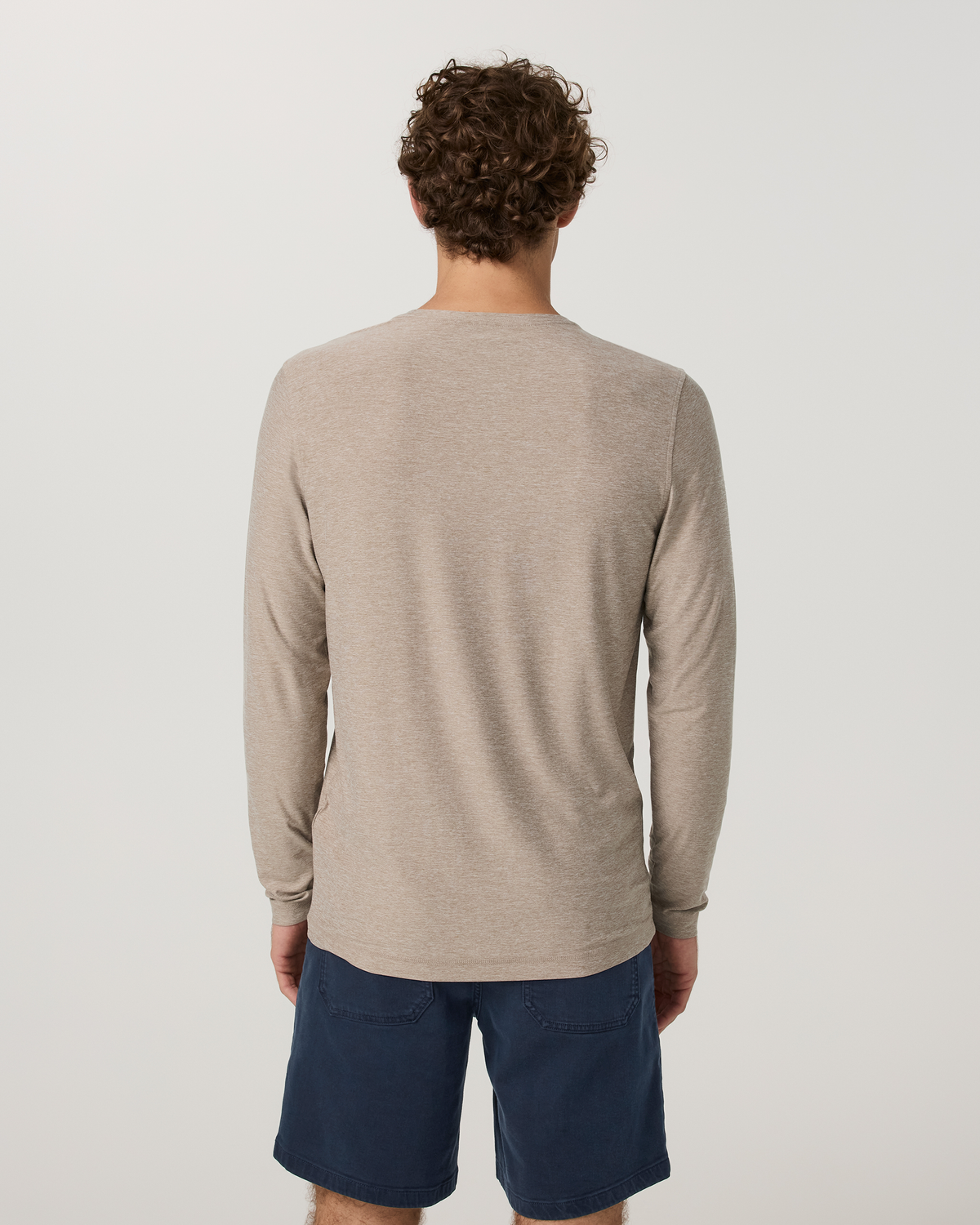 Long Sleeve Strato Tech Tee | Acorn Heather