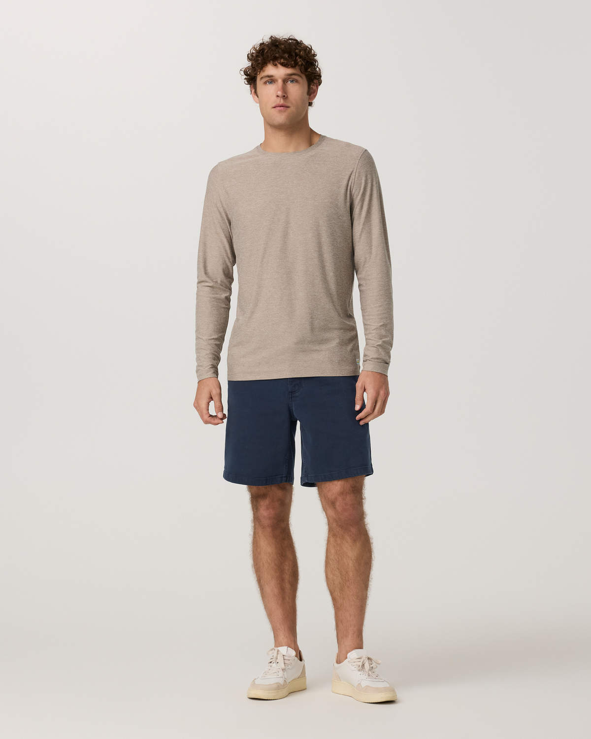 Long Sleeve Strato Tech Tee | Acorn Heather
