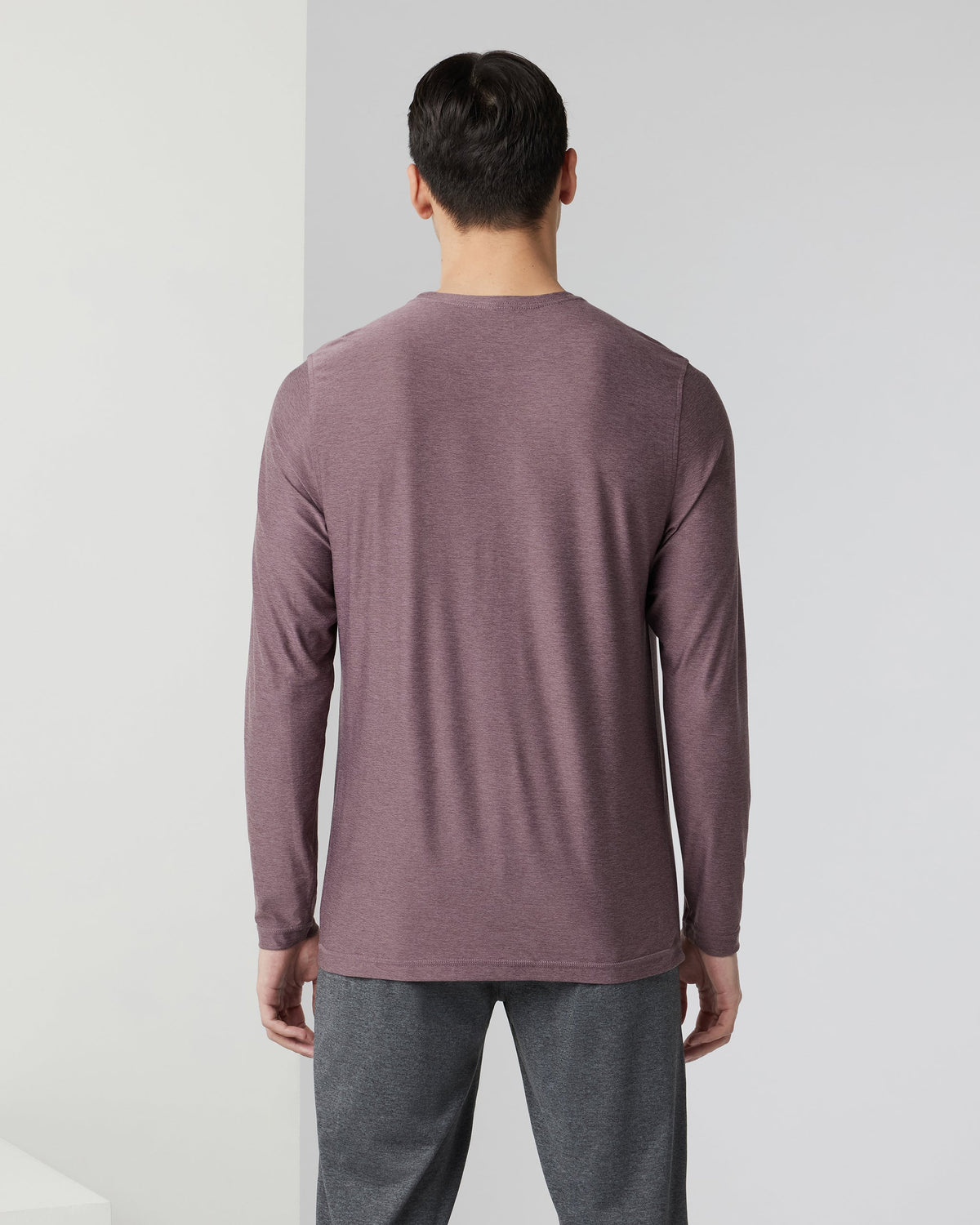 Long Sleeve Strato Tech Tee | Elderberry Heather