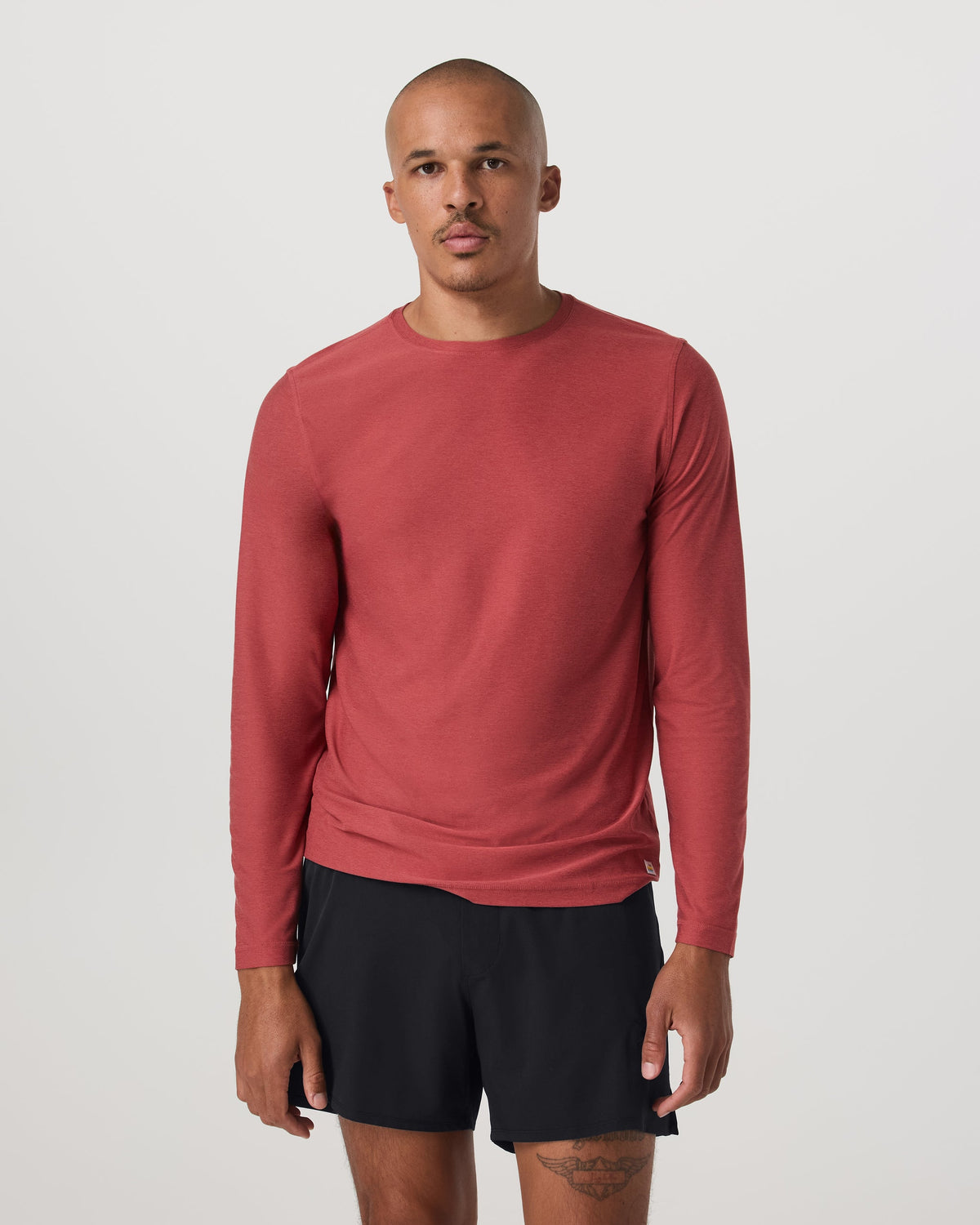 Long Sleeve Strato Tech Tee | Fire Heather