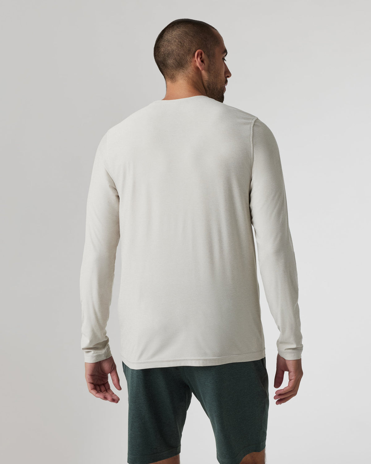 Long Sleeve Strato Tech Tee | Salt Heather