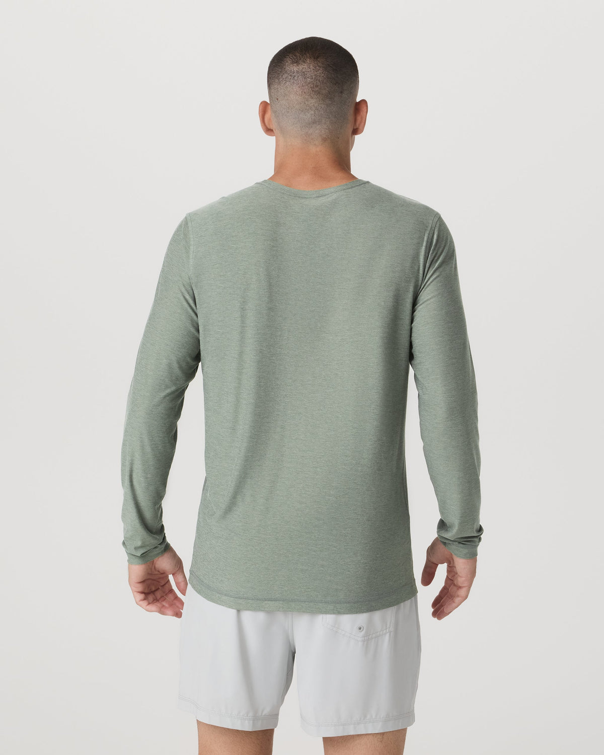 Long Sleeve Strato Tech Tee | Thyme Heather