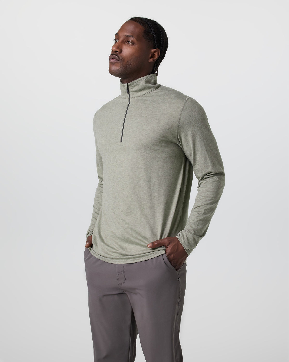 Ease Performance Half Zip 2.0 | Laurel Heather