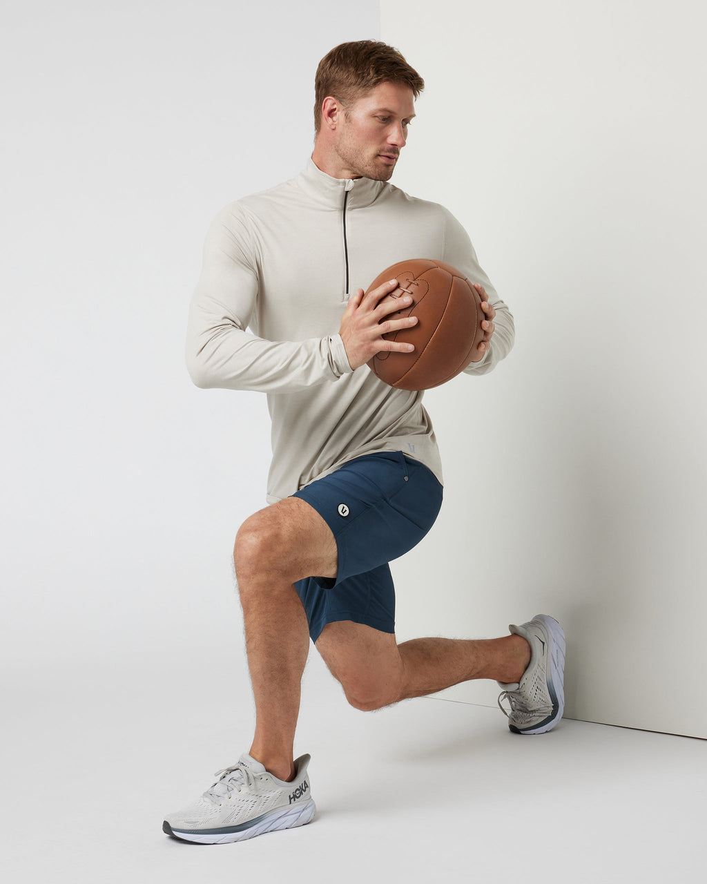 Ease Performance Half Zip 2.0 | Suede Heather