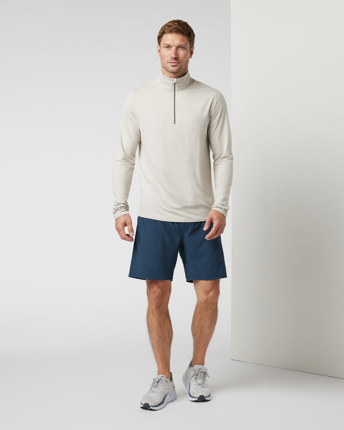 Ease Performance Half Zip 2.0 | Suede Heather