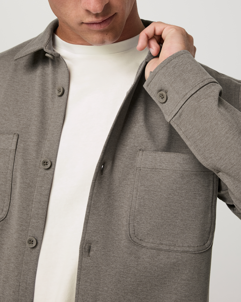 Coronado Shirt Jacket | Boulder Heather