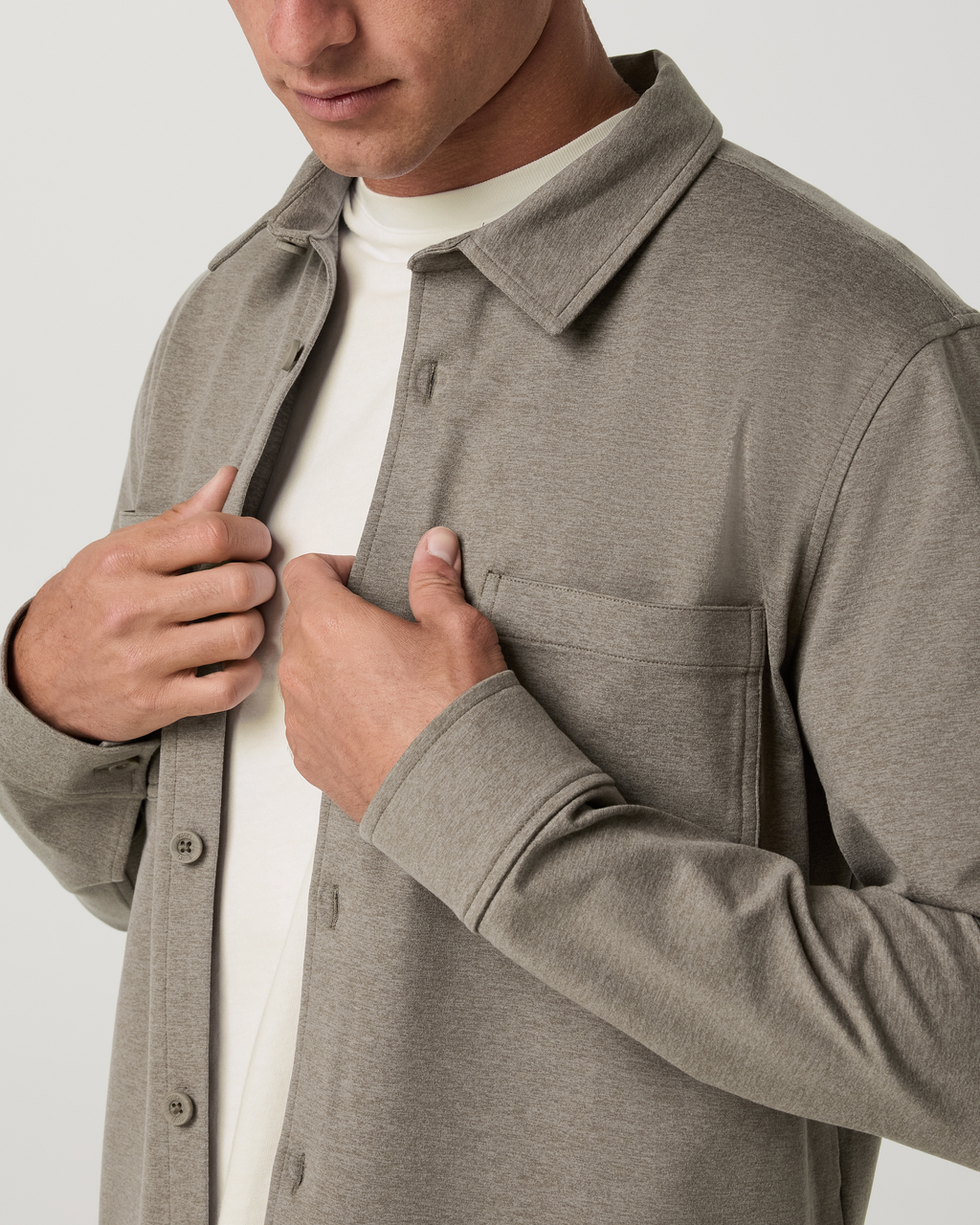 Coronado Shirt Jacket | Boulder Heather