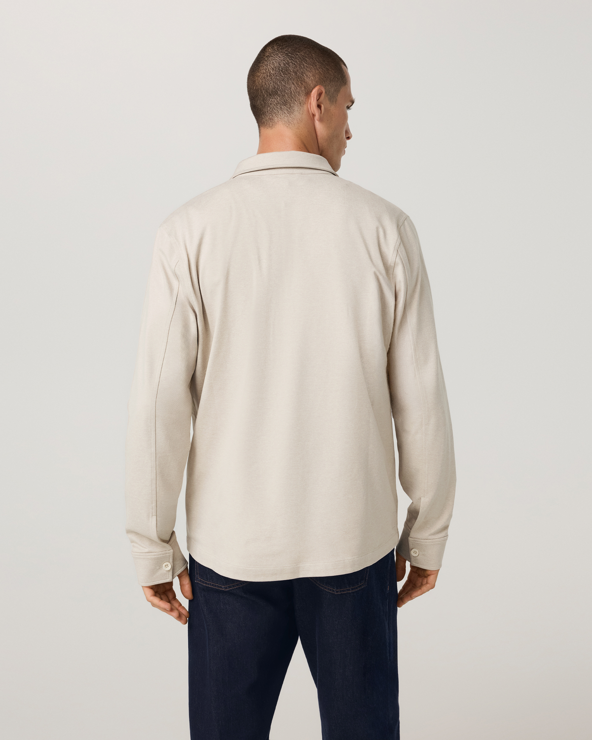 Coronado Shirt Jacket | Bone Heather