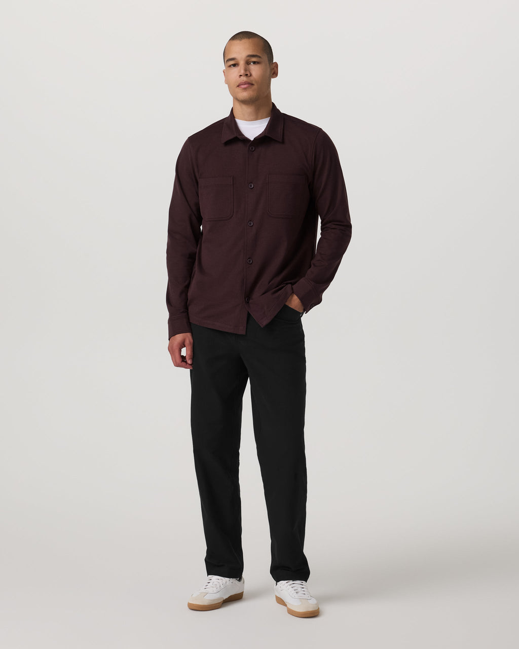 Coronado Shirt Jacket | Mahogany Heather