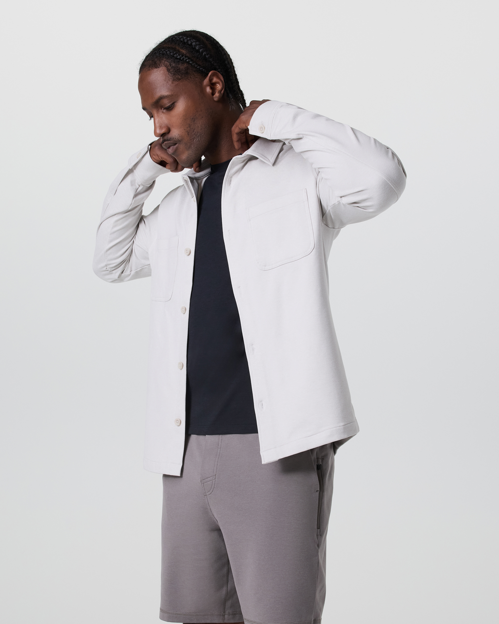 Coronado Shirt Jacket | Salt Heather