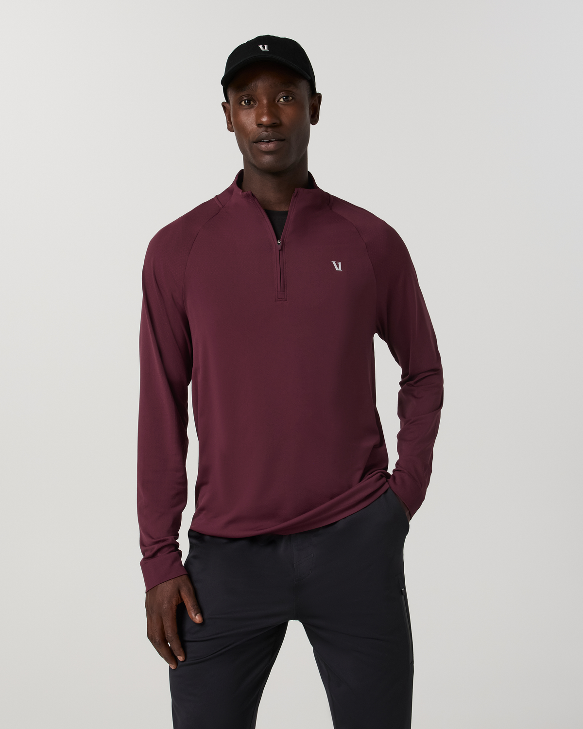Clearview Seamless Quarter Zip | Fig