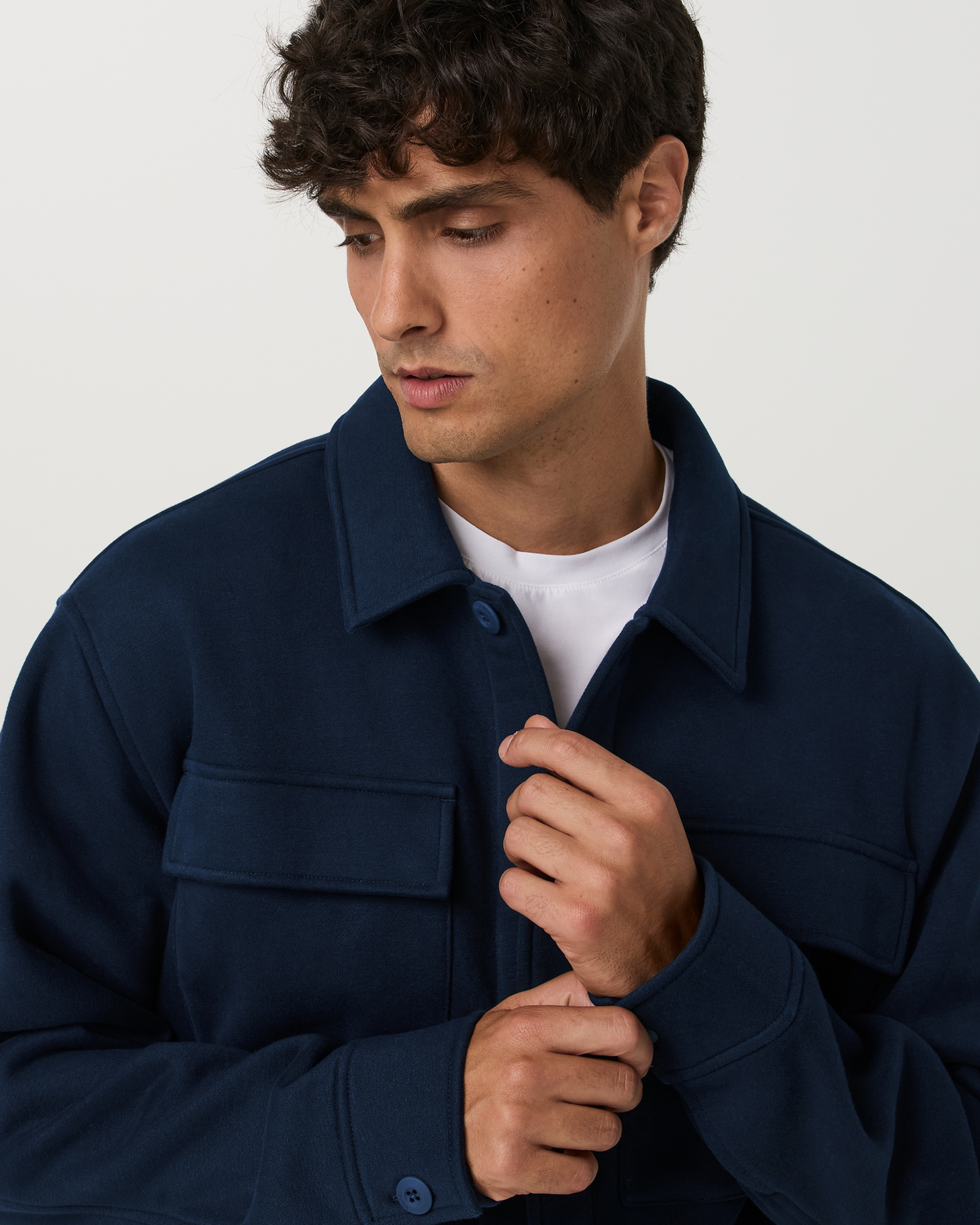 Seaside Shirt Jacket | Ink