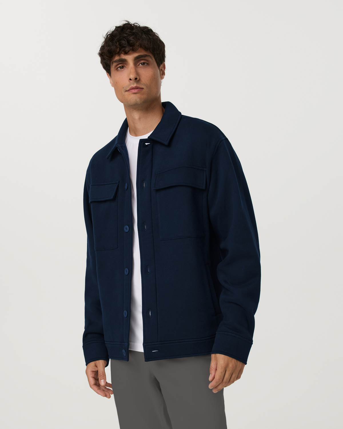 Seaside Shirt Jacket | Ink