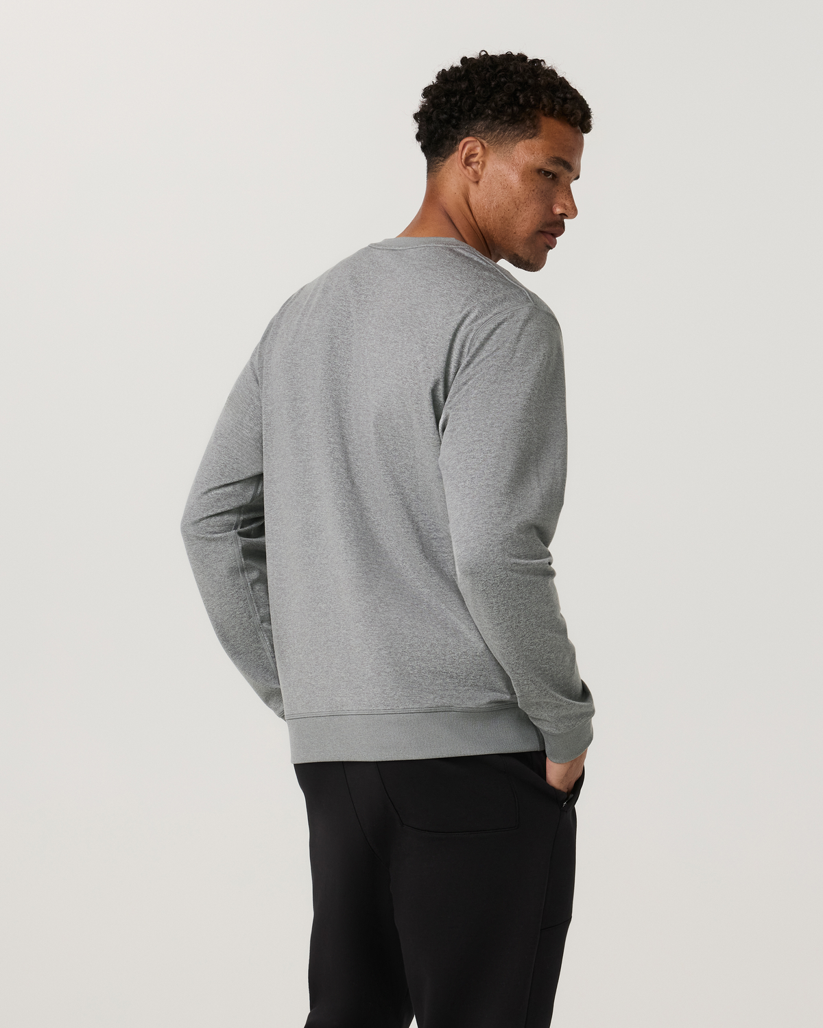 Long Sleeve Coronado Henley - Relaxed Fit | Grey Heather