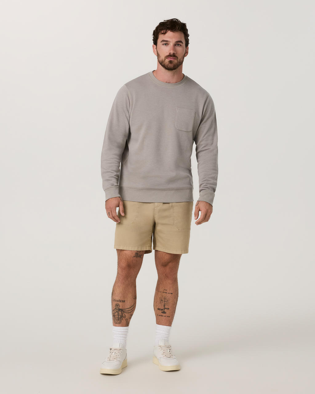 Jeffreys Crew 2.0 | Mocha Heather