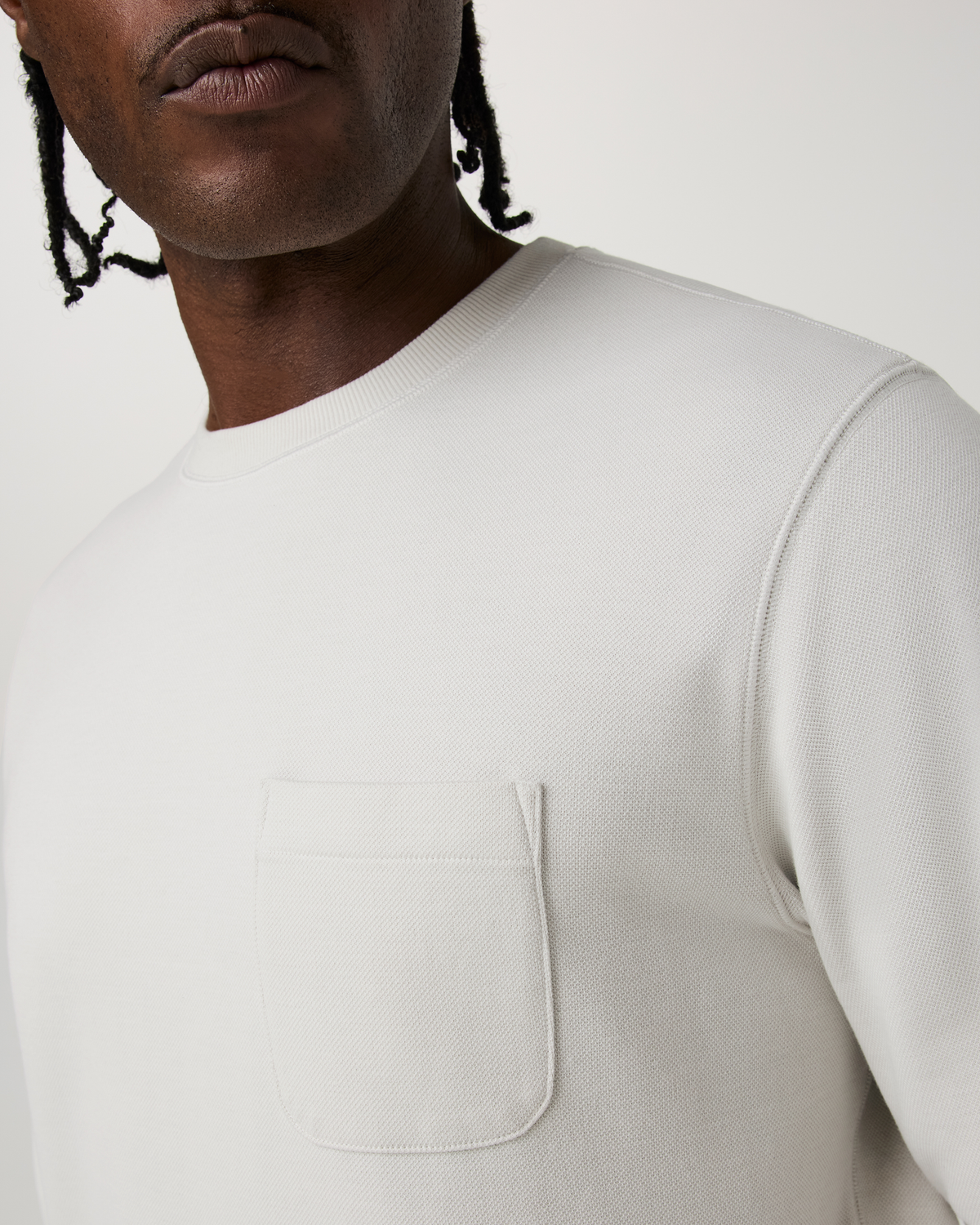 Jeffreys Crew 2.0 | Salt Heather