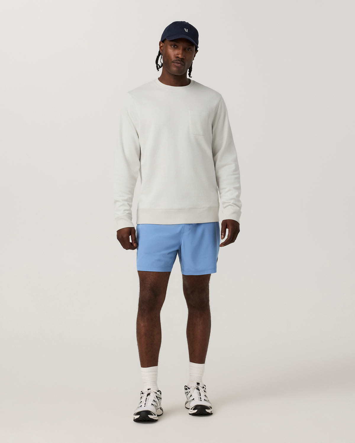 Jeffreys Crew 2.0 | Salt Heather