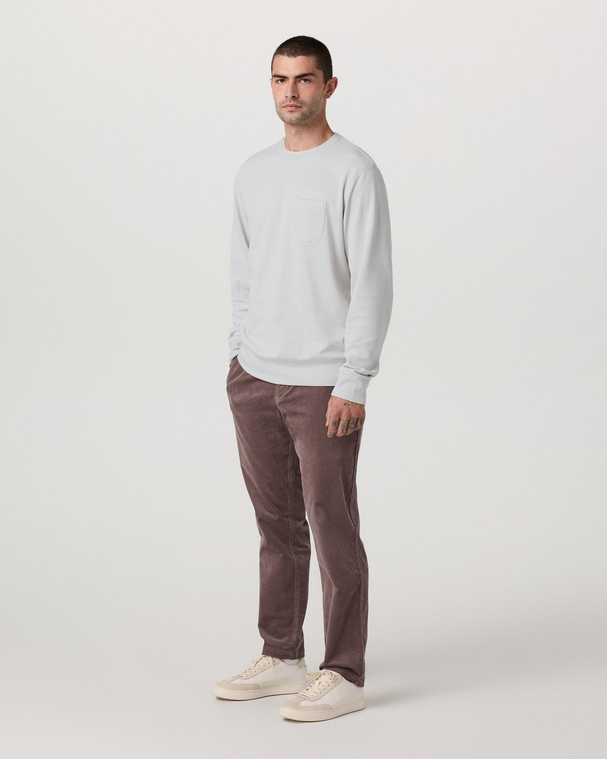 Jeffreys Crew 2.0 | Winter Grey Heather