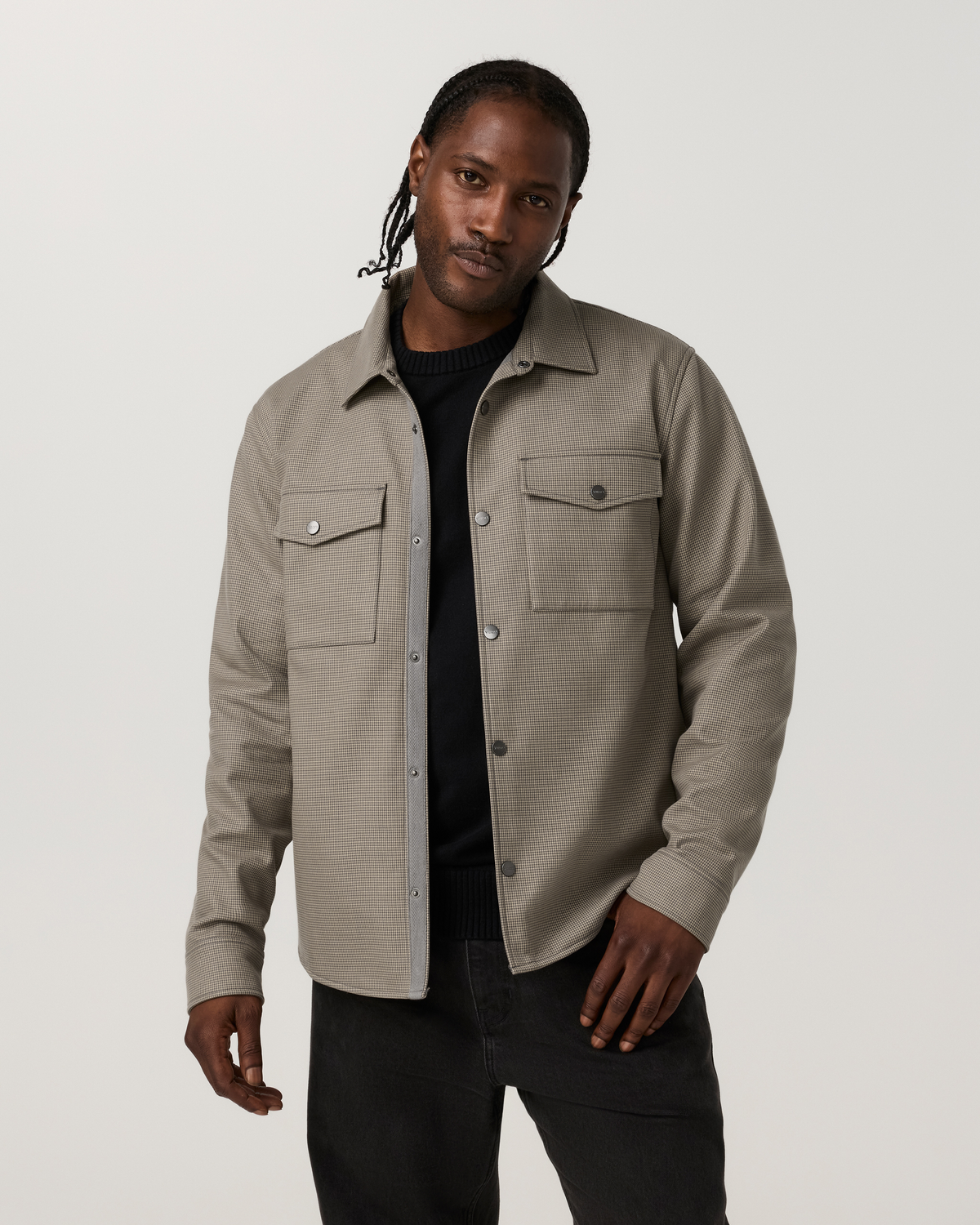 Range Shirt Jacket 2.0 | Trench Houndstooth