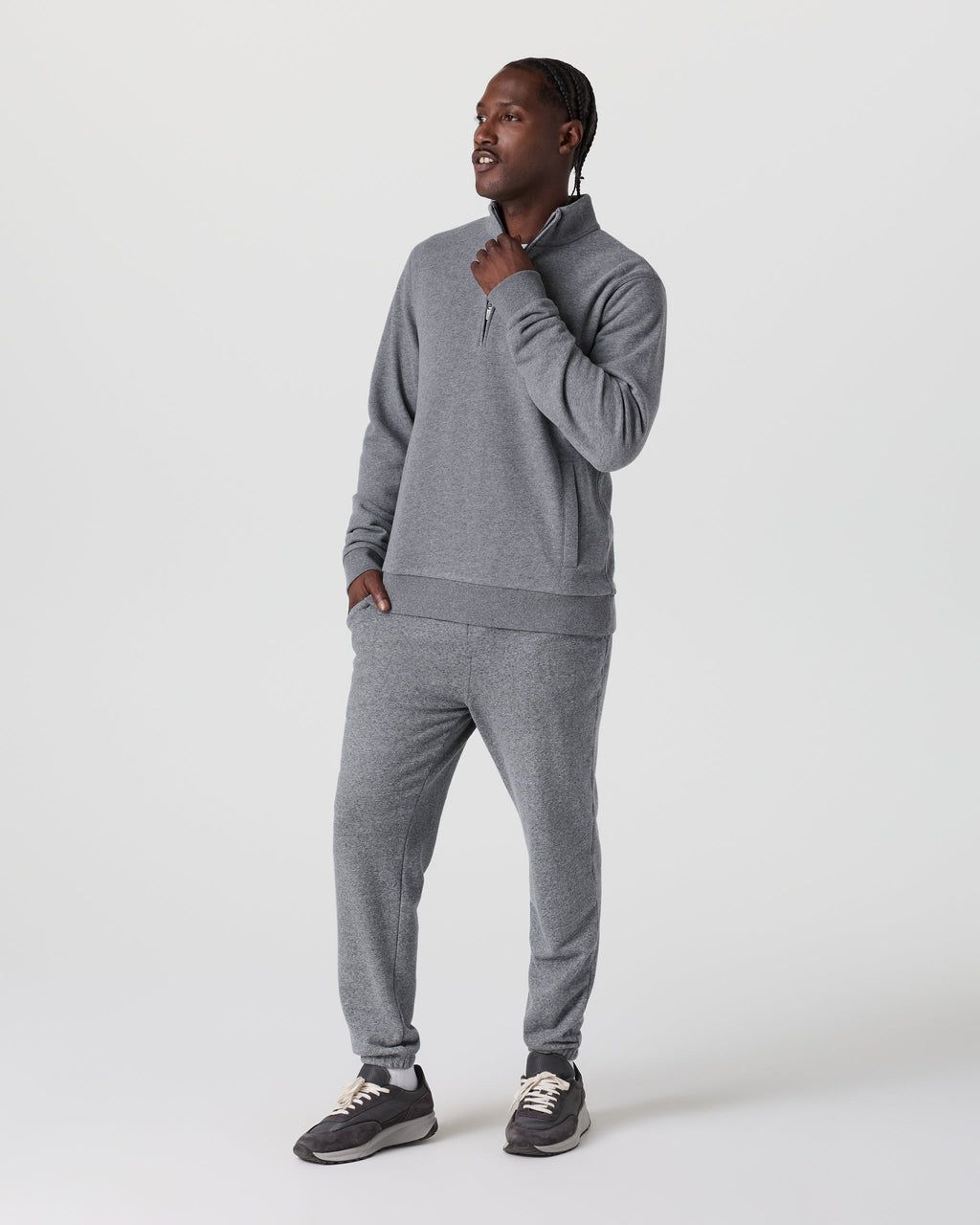 Cypress Quarter Zip 2.0 | Heather Grey