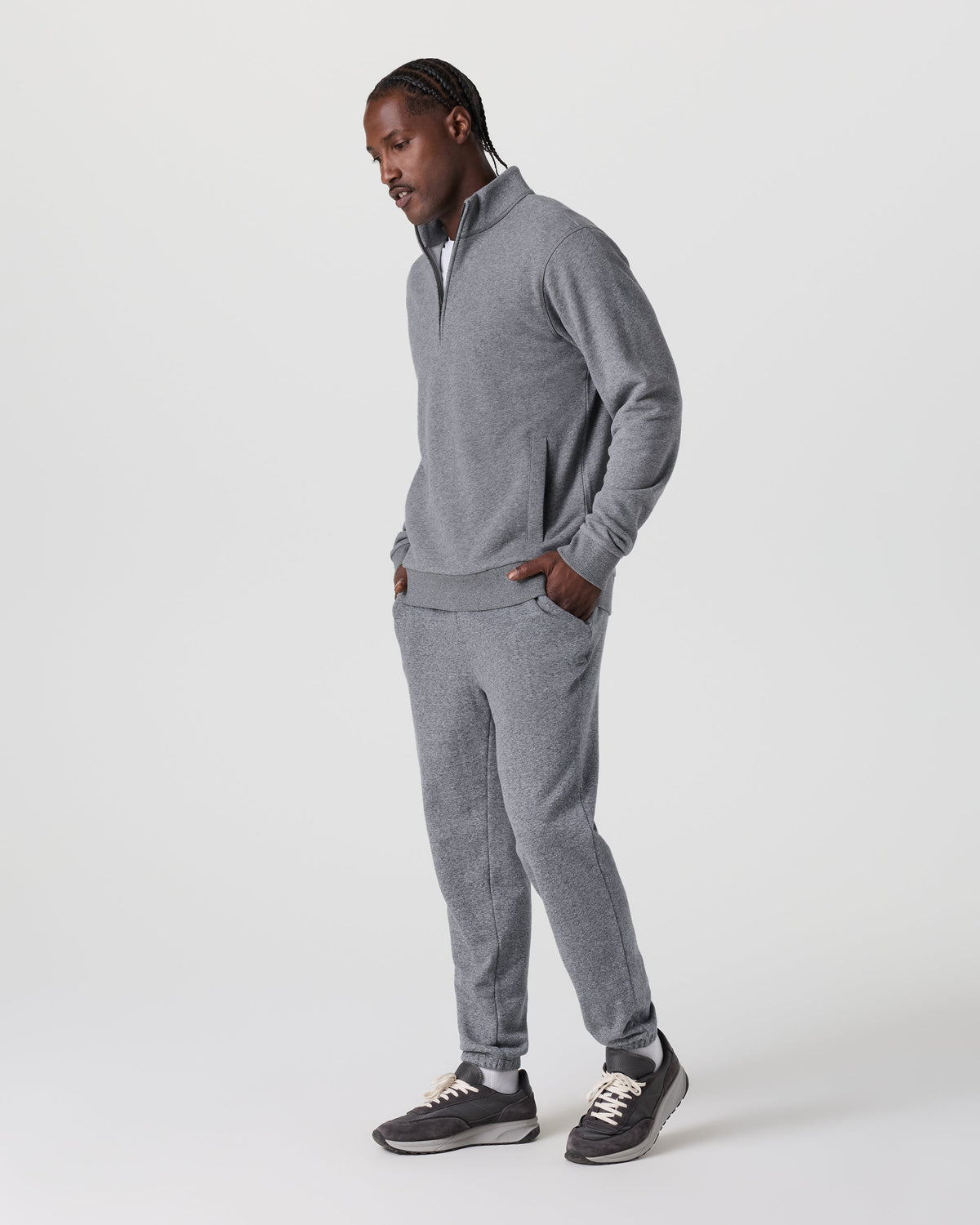 Cypress Quarter Zip 2.0 | Heather Grey