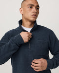 Beach Fleece Half Zip | Ink Heather