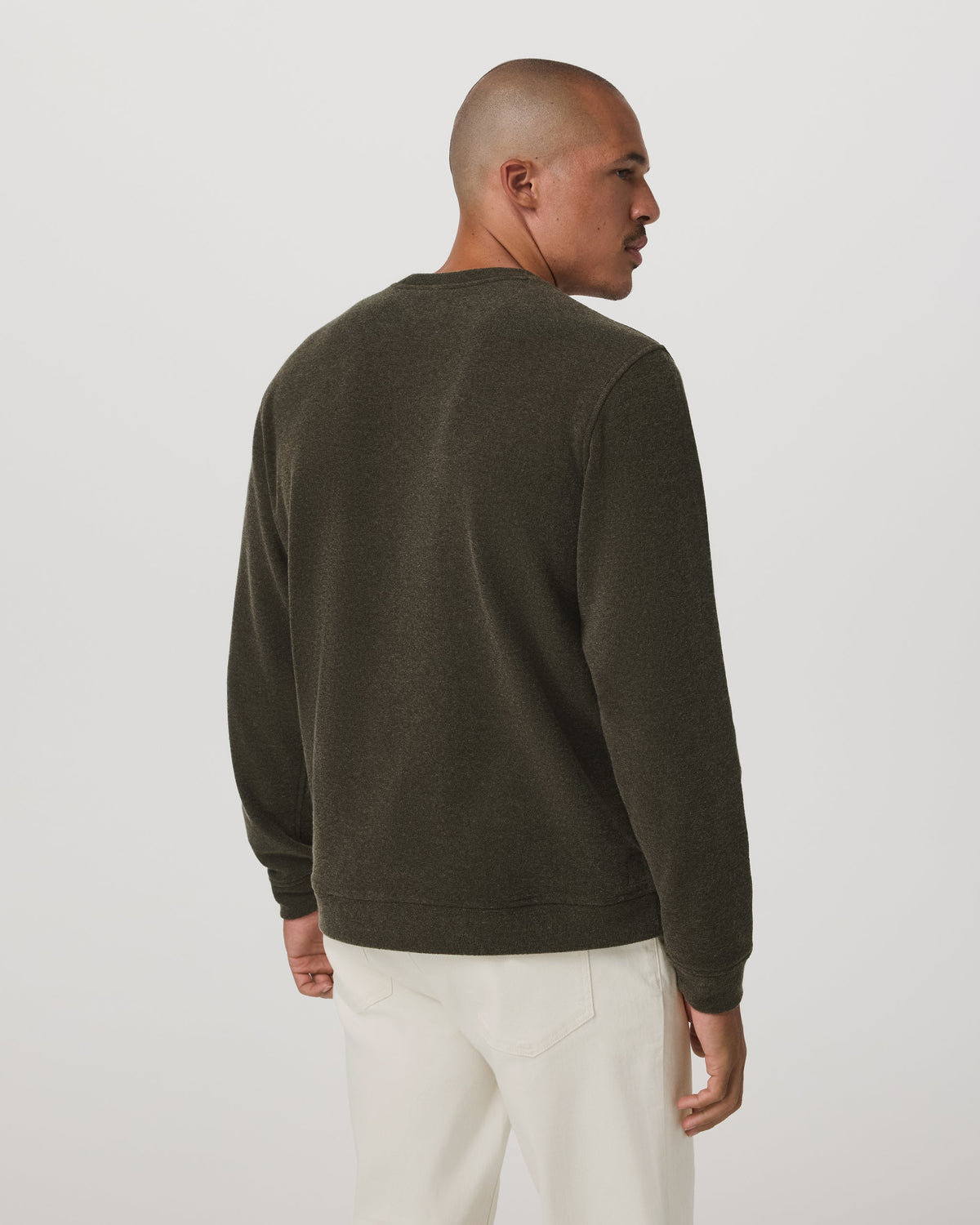 Beach Fleece Crew | Dark Oregano Heather
