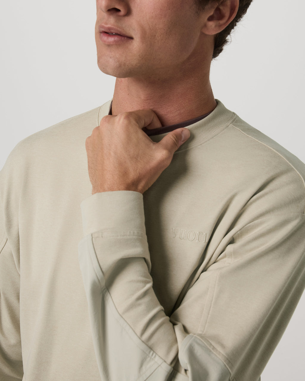 Coronado Mixed Media Crew | Limestone Heather