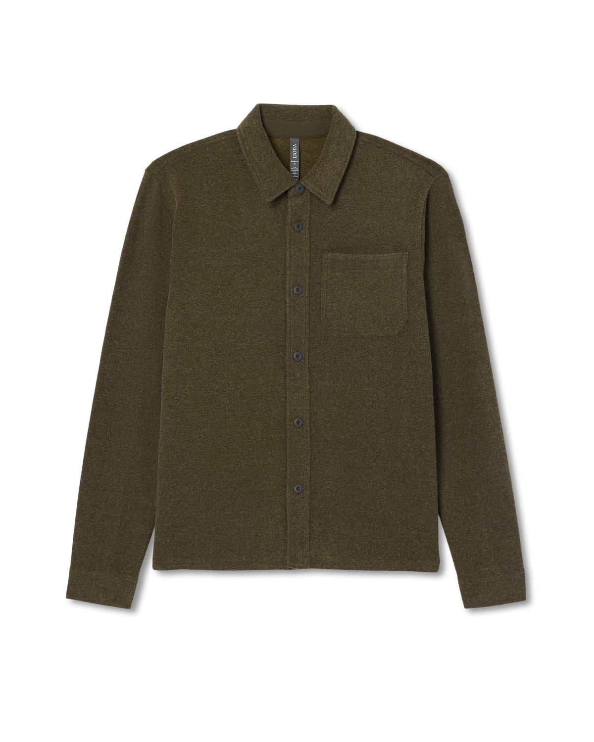Beach Fleece Shirt Jacket | Dark Oregano Heather