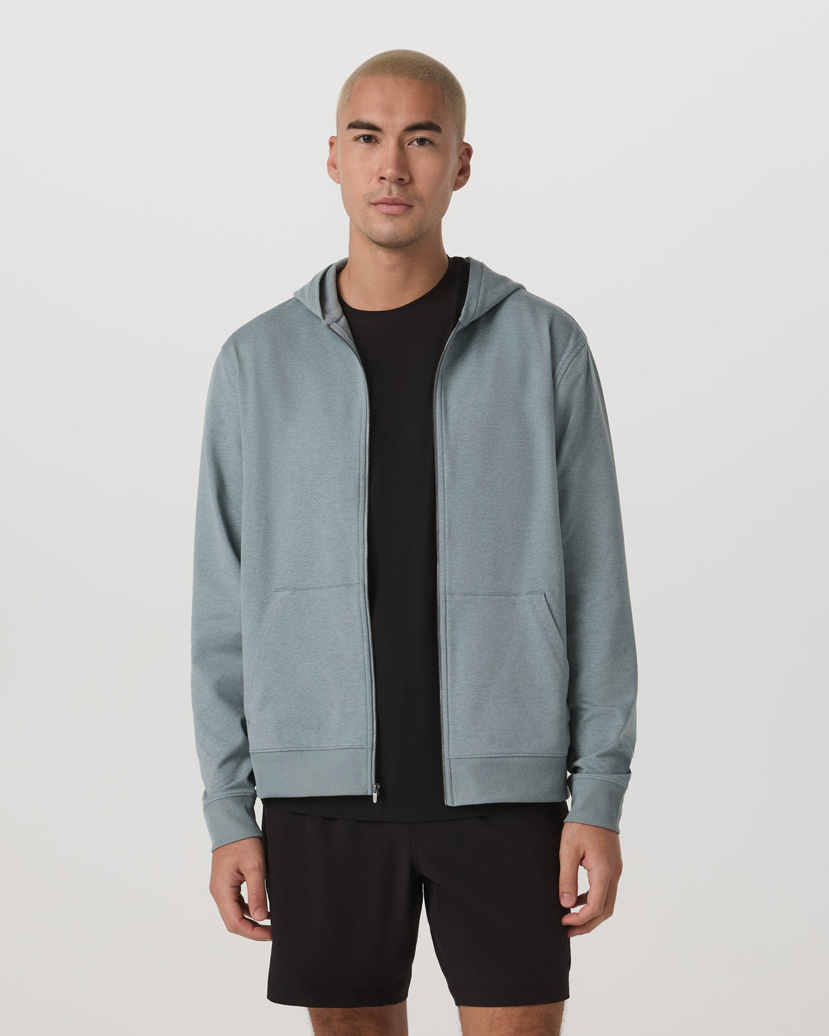 Coronado Full Zip Hoodie 2.0 | Misty Blue Heather