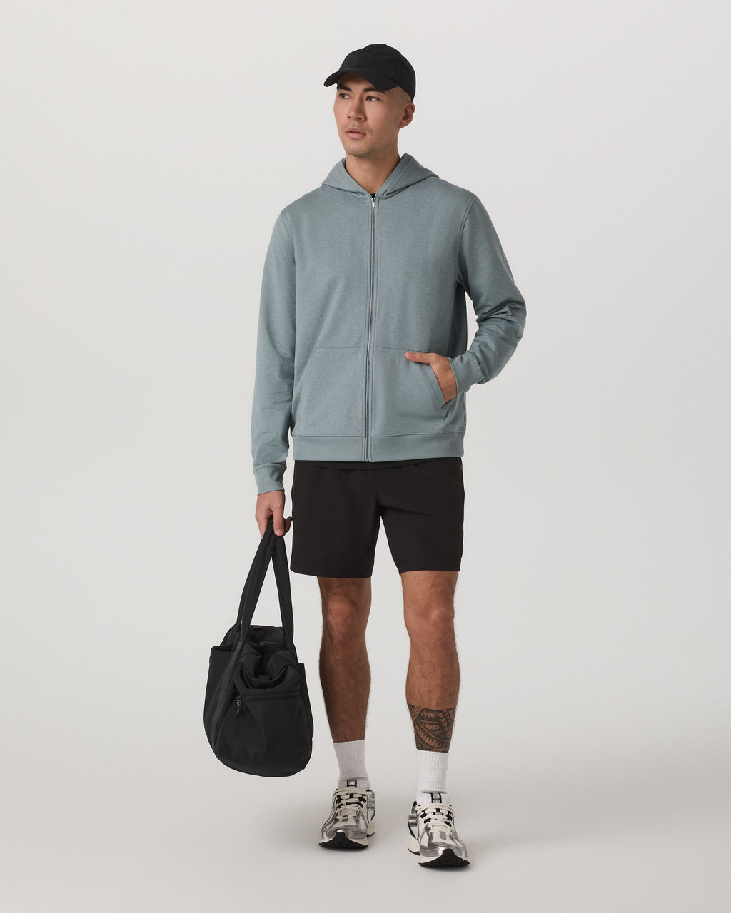Coronado Full Zip Hoodie 2.0 | Misty Blue Heather