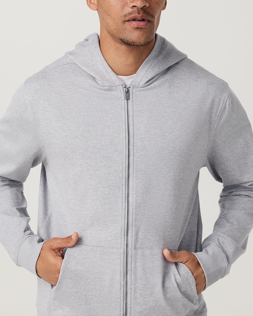 Coronado Full Zip Hoodie 2.0 | Light Heather Grey