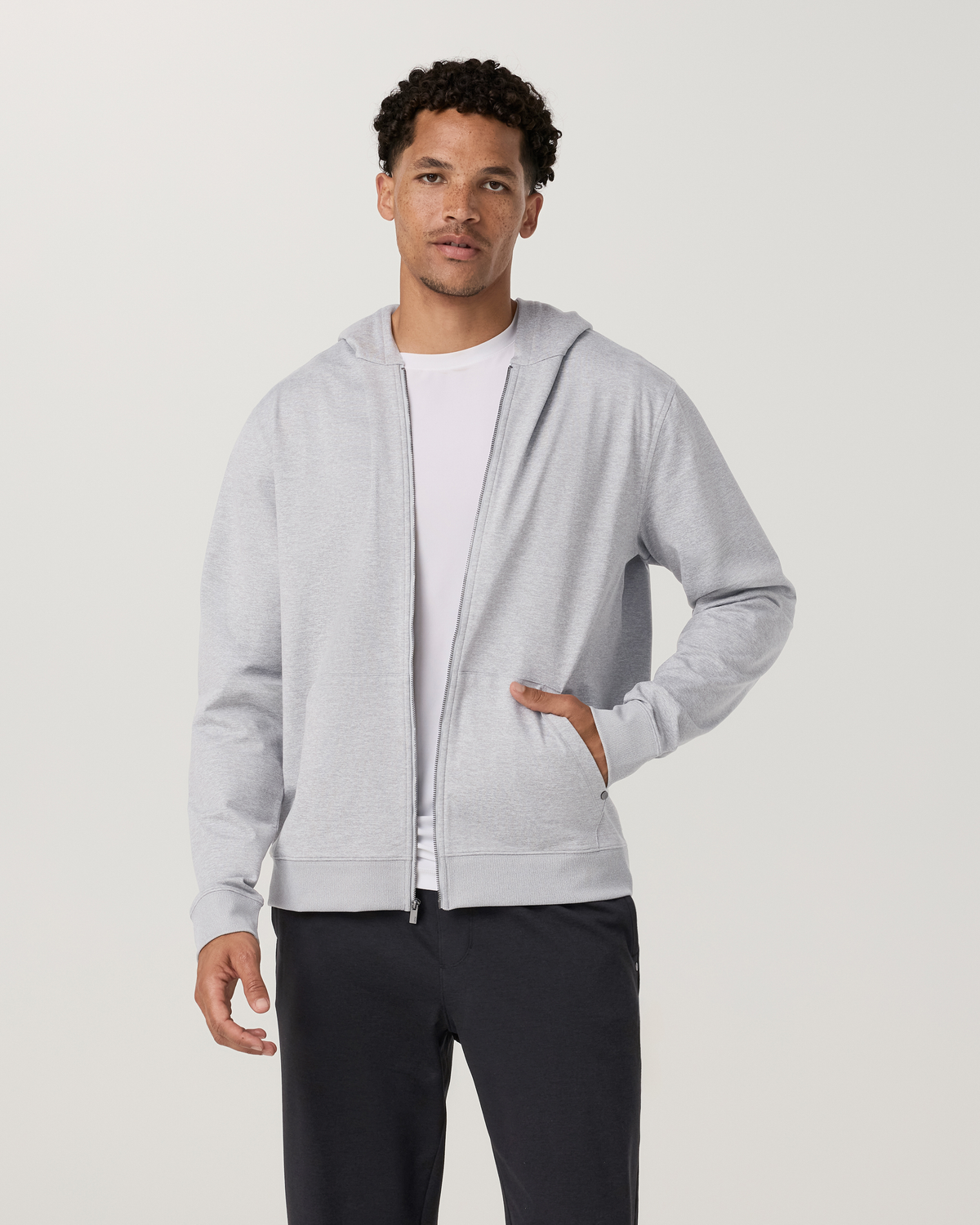 Coronado Full Zip Hoodie 2.0 | Light Heather Grey