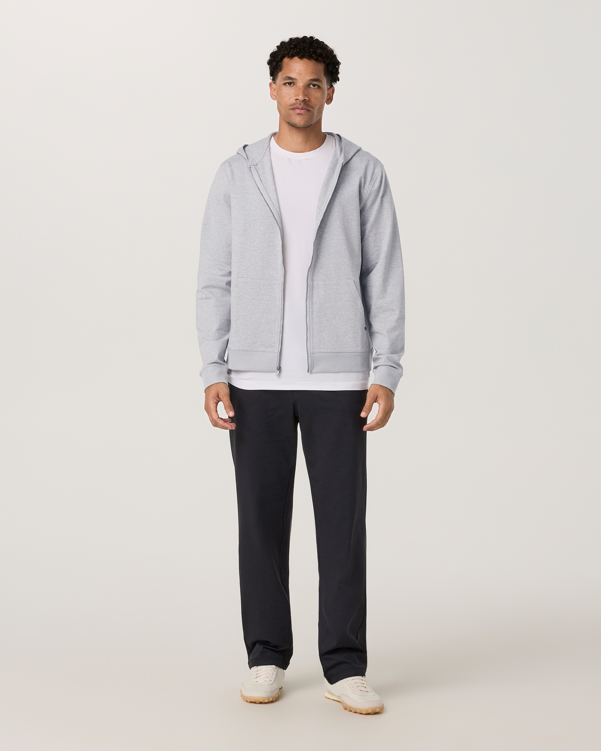 Coronado Full Zip Hoodie 2.0 | Light Heather Grey