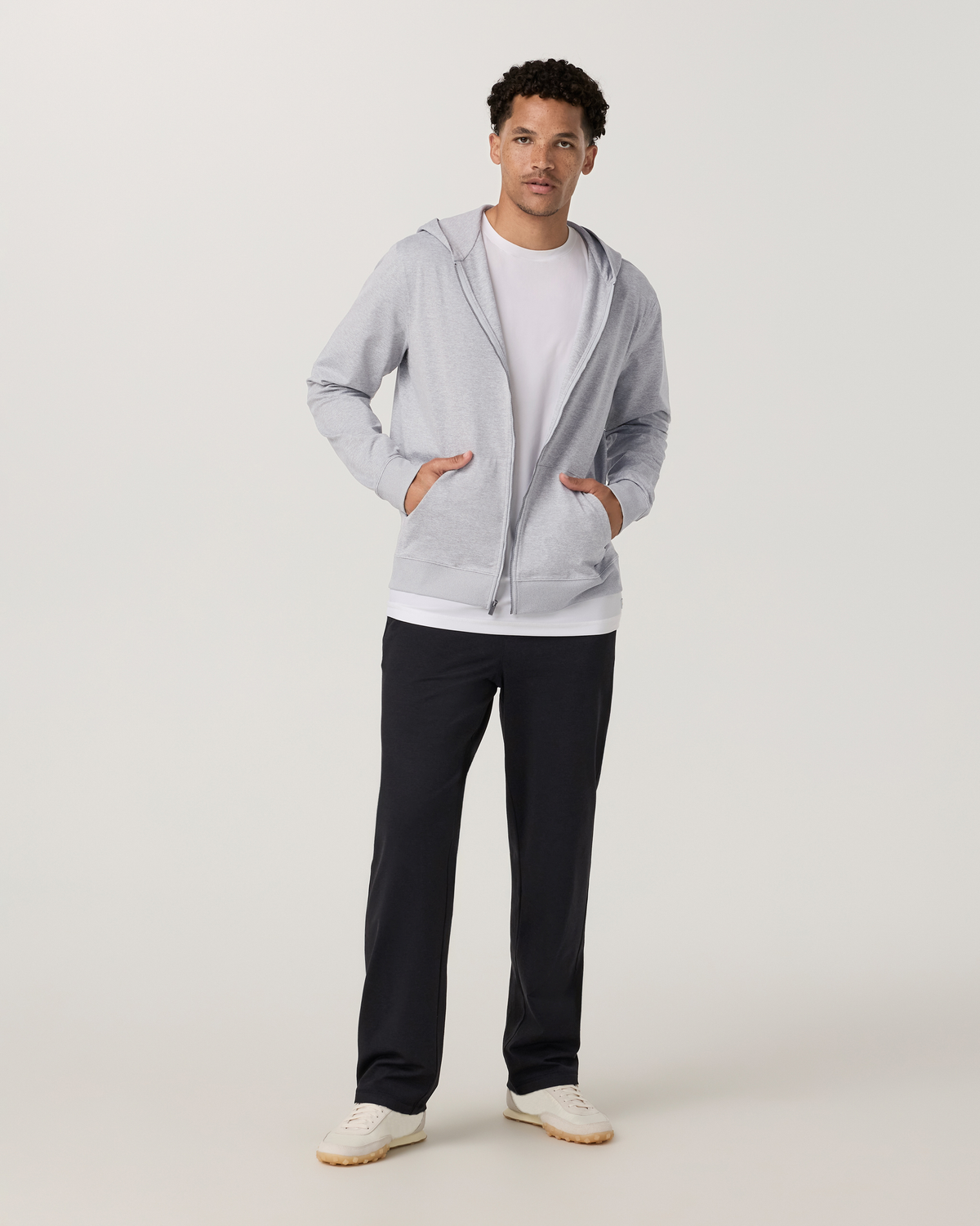 Coronado Full Zip Hoodie 2.0 | Light Heather Grey