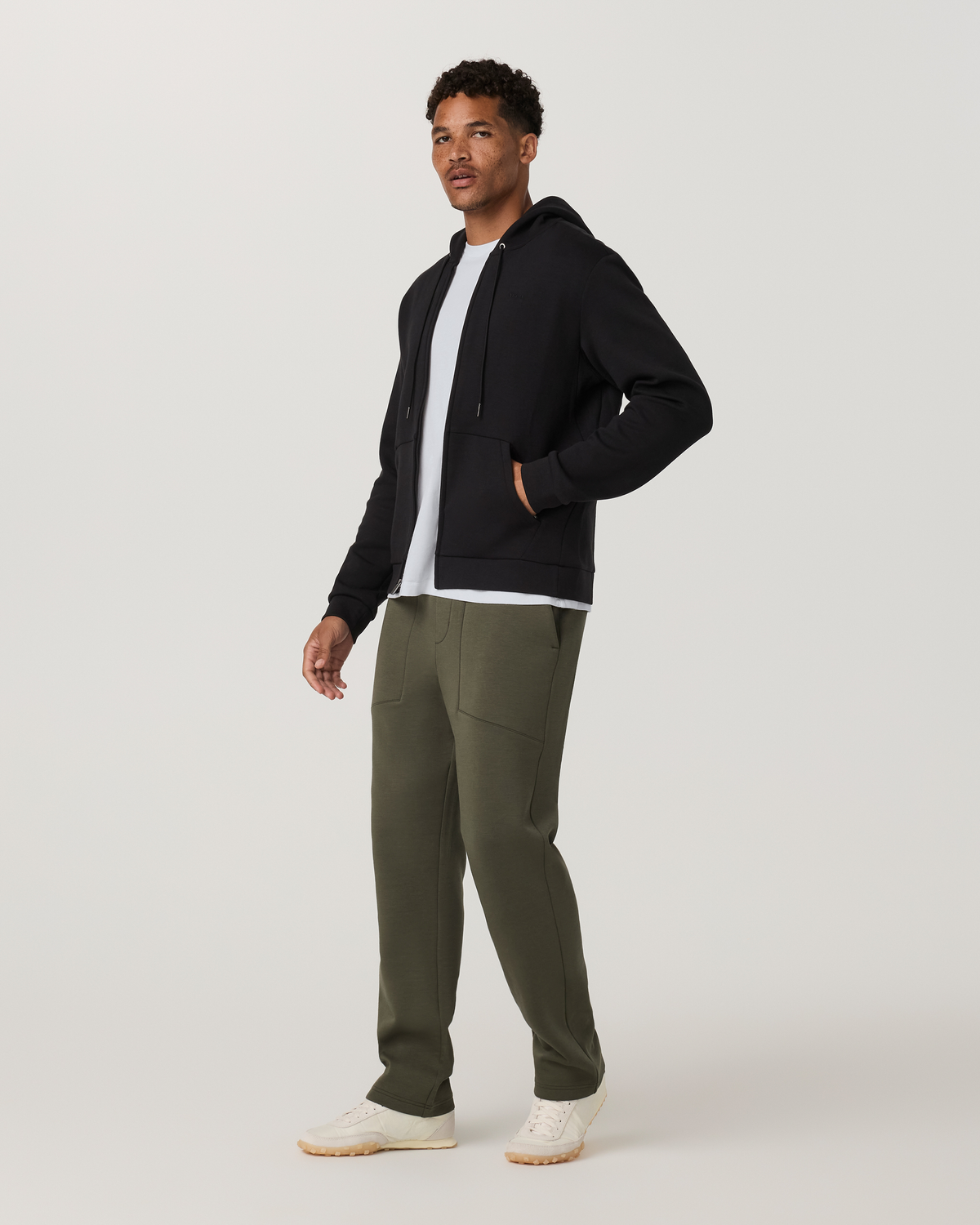 Vuori Galaxy Full Zip | Washed Black