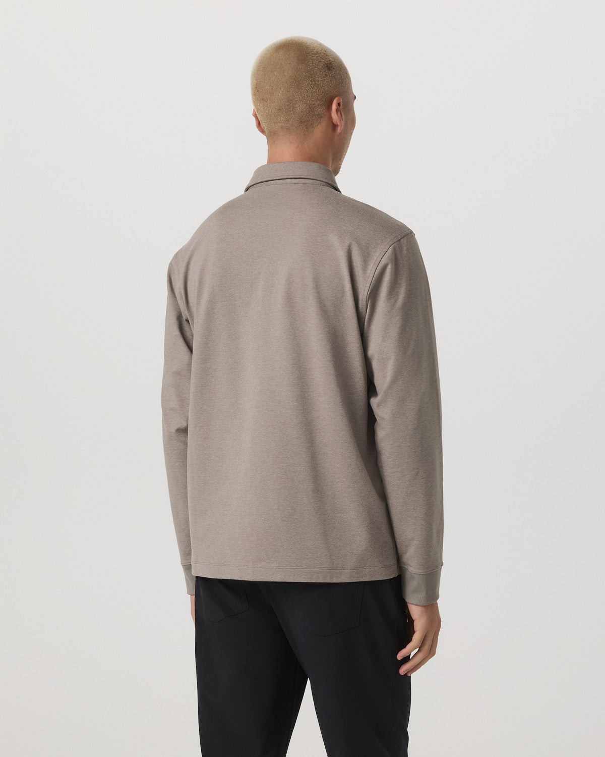 Long Sleeve Coronado Rugby | Walnut Heather