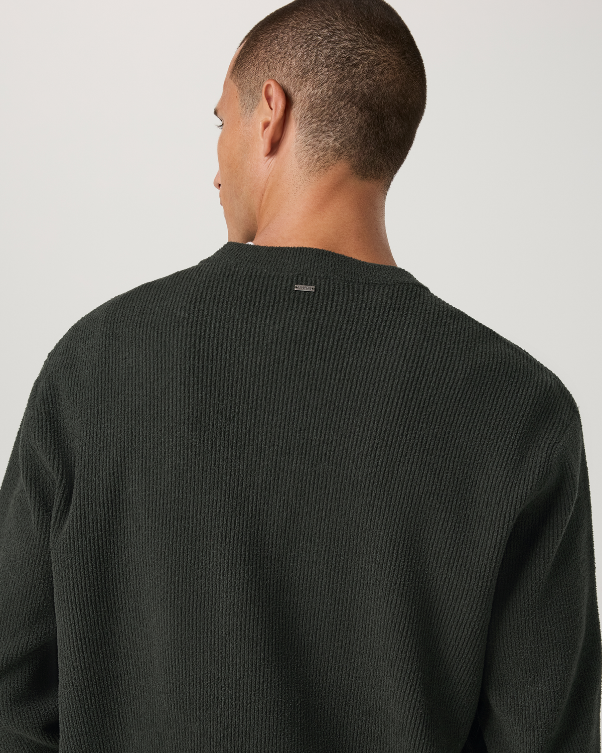 Midweight Rib Sweater | Hunter Green