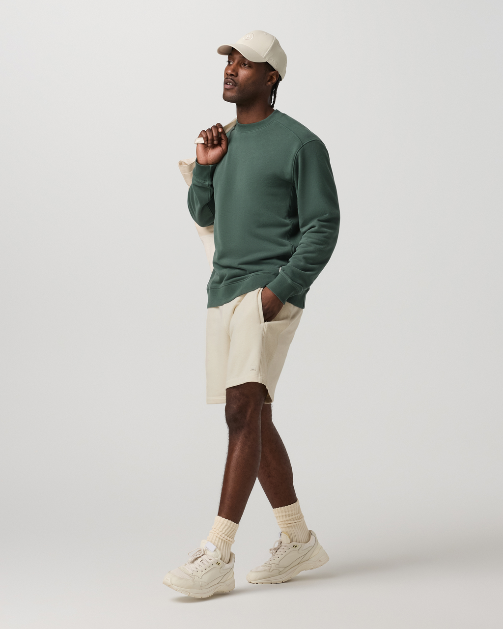 Cypress Vintage Crew | Agate Green