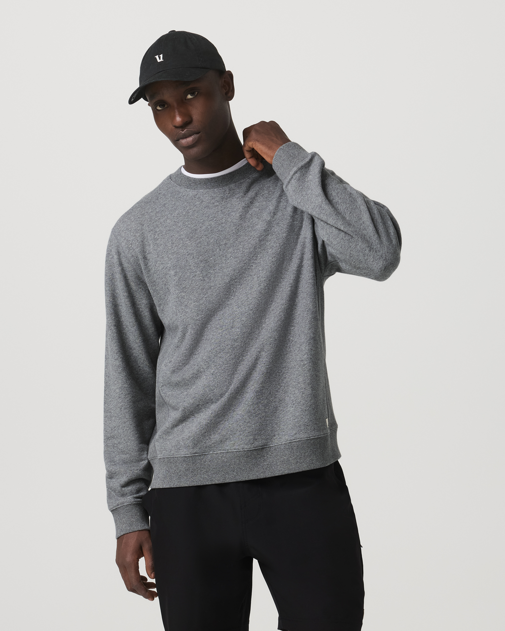 Cypress Vintage Crew | Heather Grey